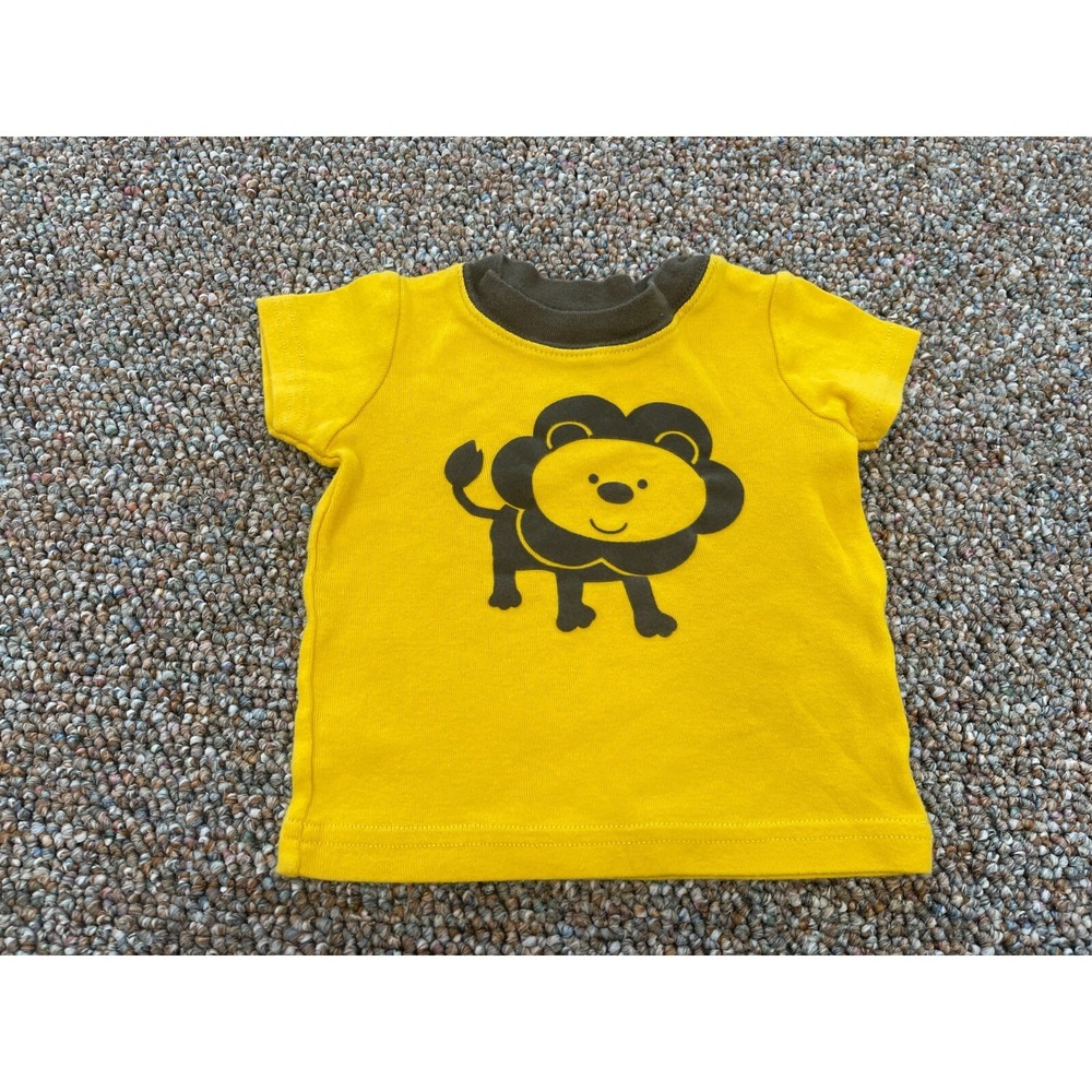 Carter's Boys Yellow Lion T-Shirt 0-3Mā